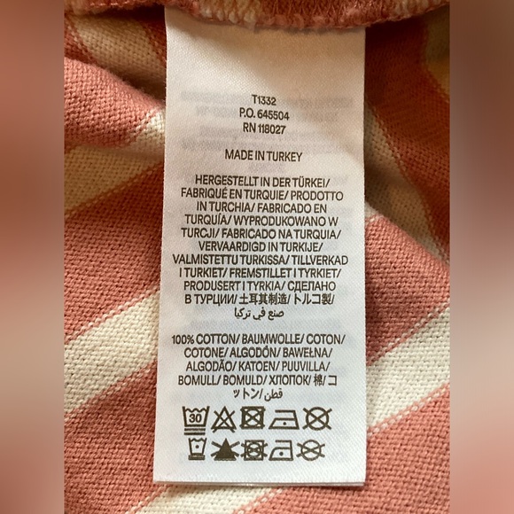 Boden 100% Cotton Long Sleeve Striped Pullover Top. Size Medium. - Picture 5 of 11